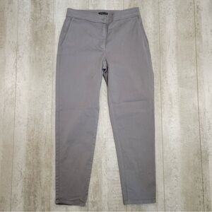Eileen Fisher Gray Organic Cotton Ankle Pants Size 4